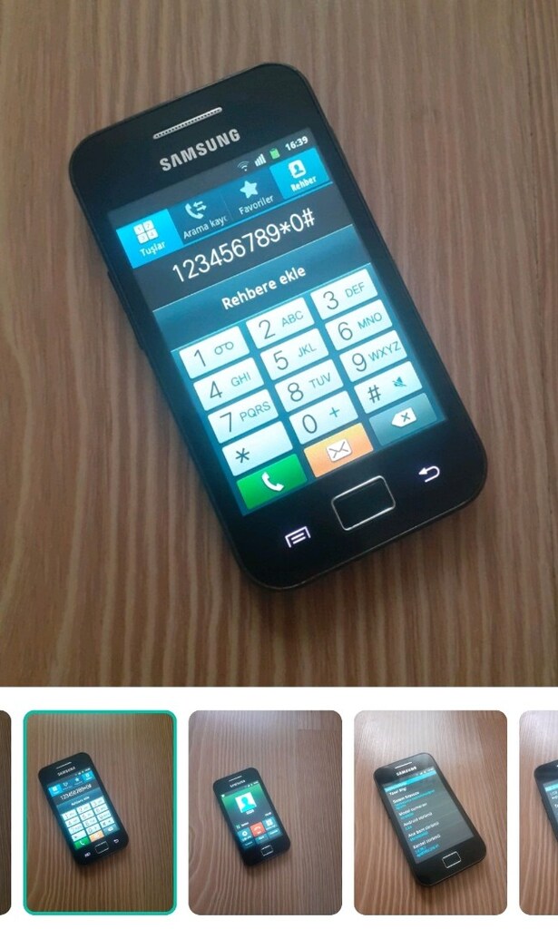 SAMSUNG ACE ANNE BABA TELEFONU TEMİZ SORUNSUZ SİYAH VE BEYAZ MEVCUT - 6