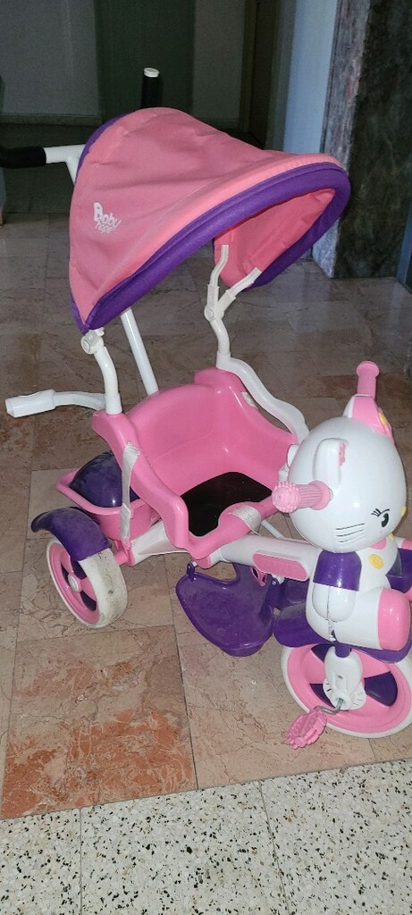 Hello kitty ebeveyn kontrollü çocuk bisikleti. - 2