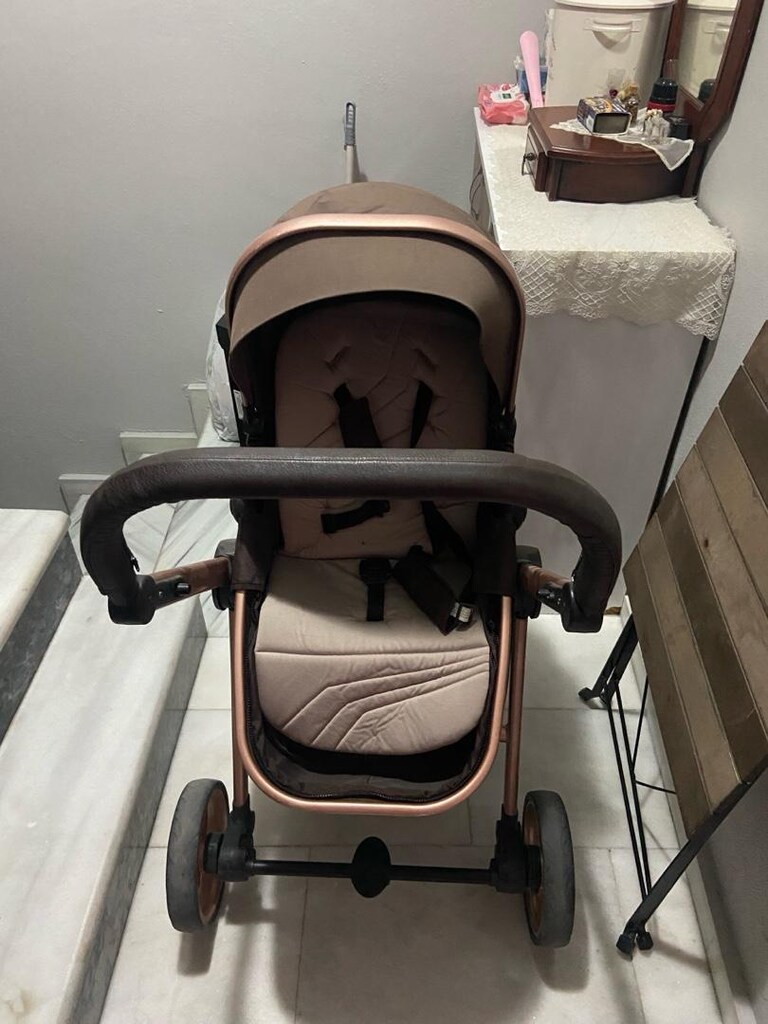 Temiz Baby Enzo Travel Sistem Bebek Arabası (Rose Gold) - 2