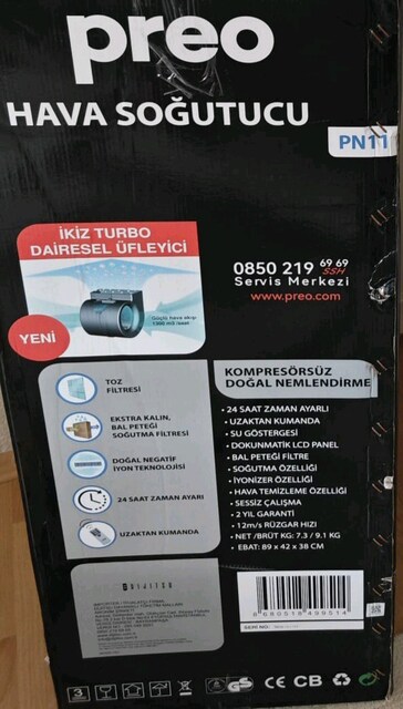 HAVA SOĞUTUCU-NEMLENDİRİCİ-TEMİZLEYİCİ
