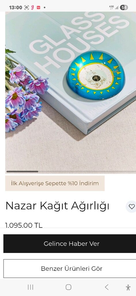 Paşabahçe Nazar Kağıt Ağırlığı - 6