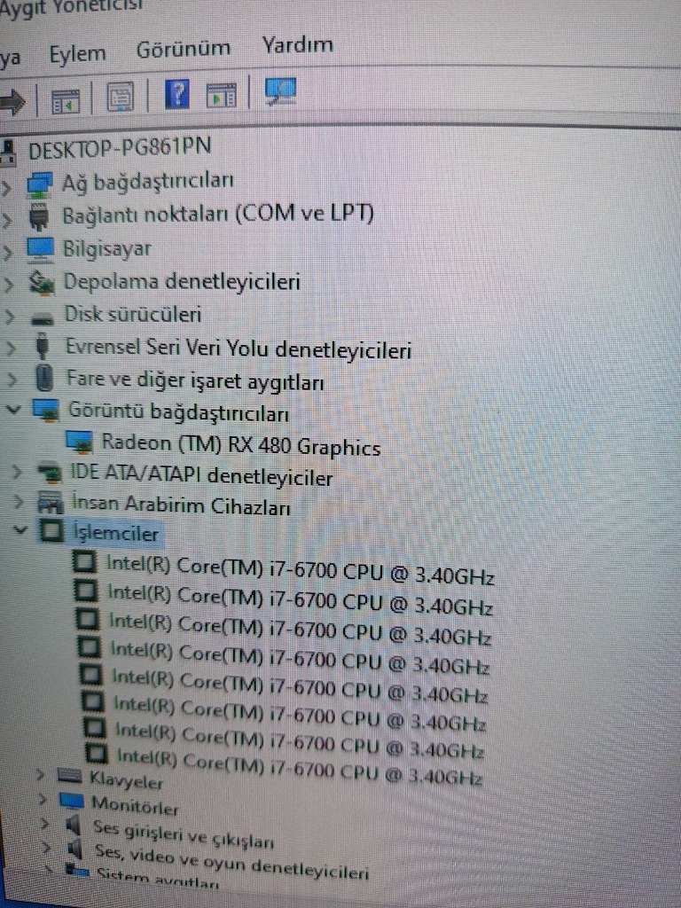 i7 oyun bilgisayarı full set - 7