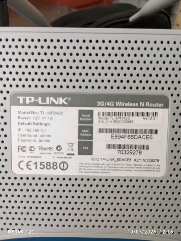 Tp Link 3G/4G wireless N Router - 2