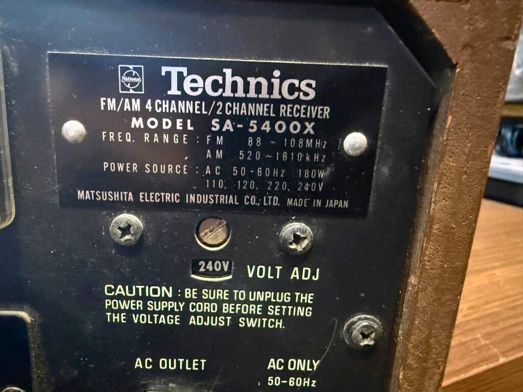 Technics SA-5400X Amlifilikatör - 15