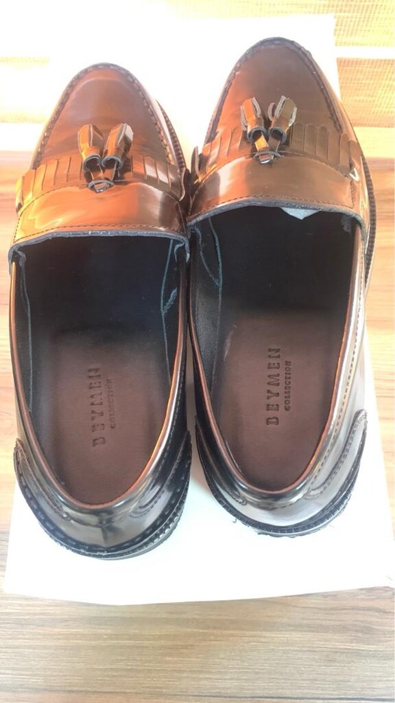 Beymen Collection Parlak siyah, klasik loafer ayakkabı 42 no - 3