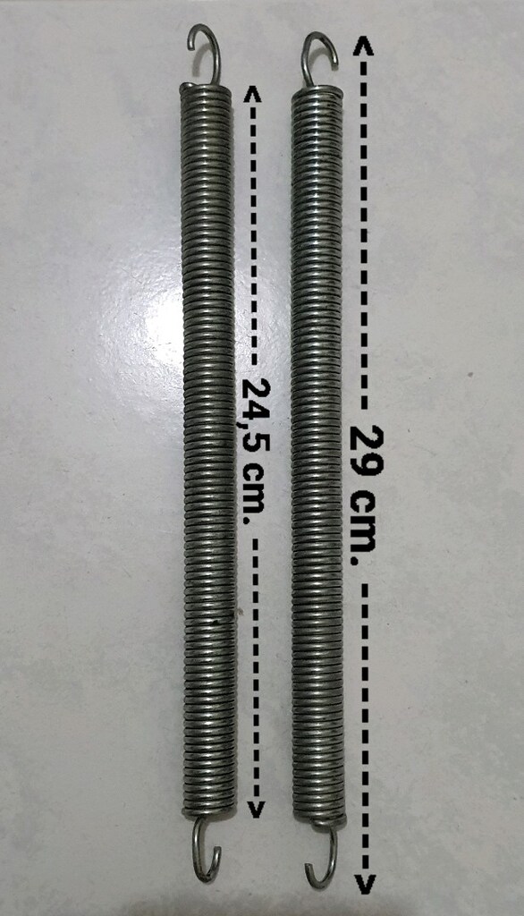 2 adet çelik yay,kapı yayı - 3