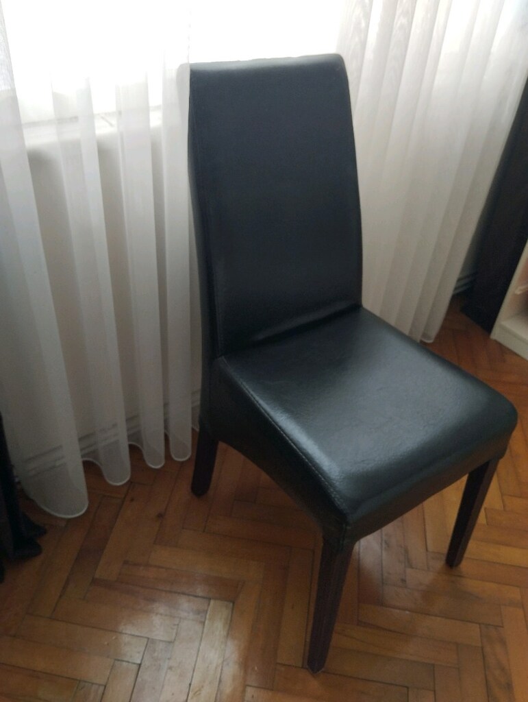 TANE FİYATIDIR.8 adet koyu kahverengi sandalye. - 2