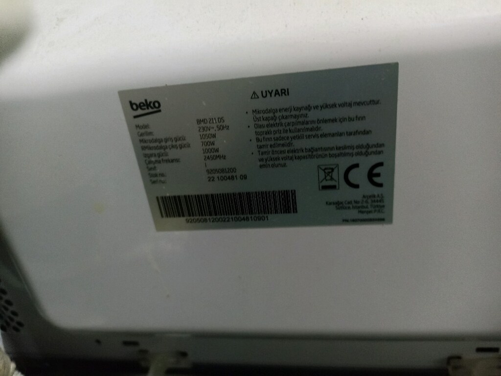 Sıfıra Yakın Beko Mikrodalga Fırın - 2