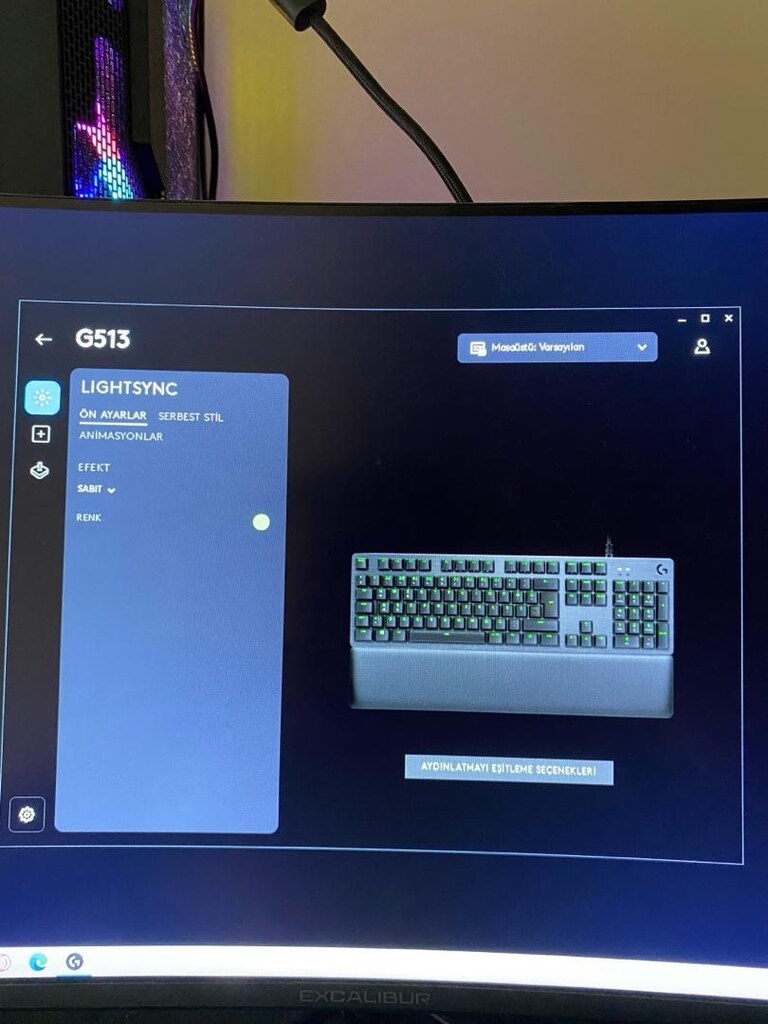 Logitech G513 Carbon Blue Switch Mekanik Klavye - 2