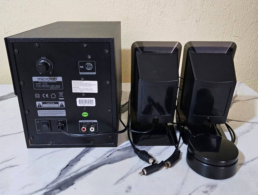 Microlab M200 2+1 Ses Sistemi Çok Temiz 40Watt - 4