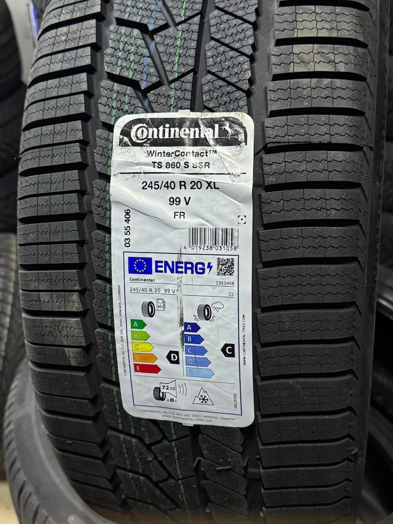 245/40/20 CONTİNENTAL 2026 KIŞLIK SSR XL ÖN ARKA SET 275/35/20 - 3