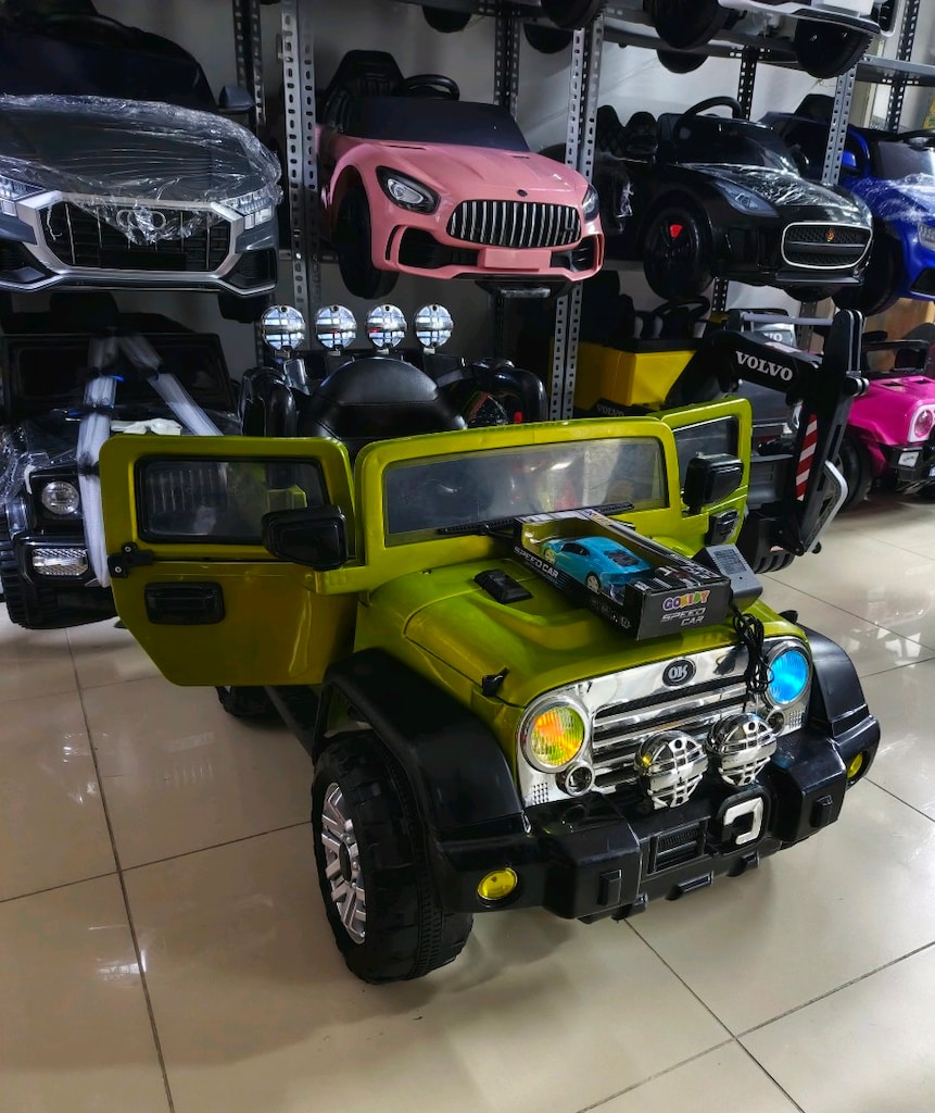 (AnkaCar ÇOCUK oto galeri)12+12 2 MOTOR KUMANDALI AKÜLÜ ARABA JİP - 9