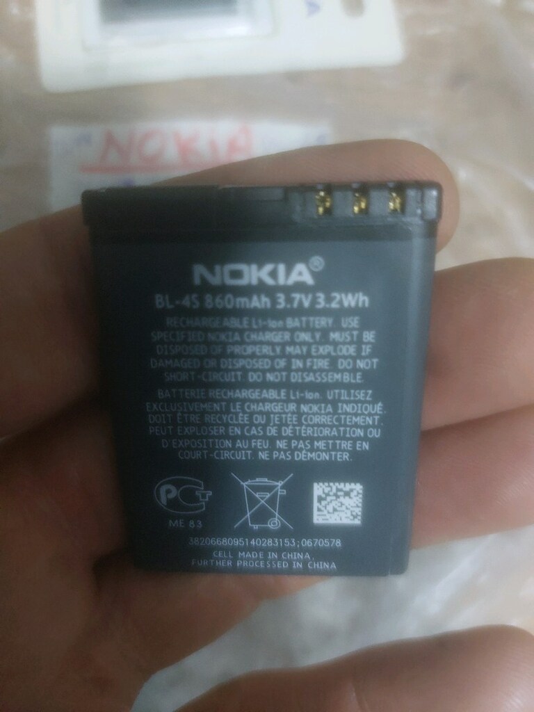 Nokia BL 4-S 3600 7610 2680 7110 6202 - 4