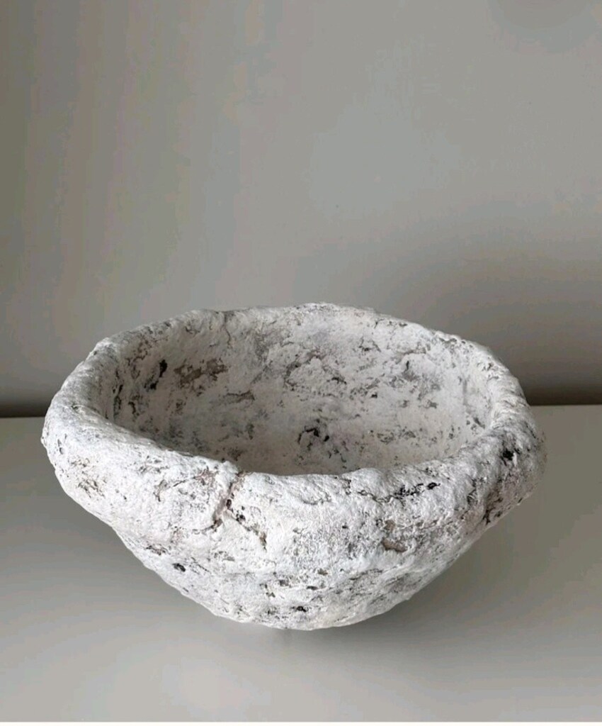 Wabi Sabi El Yapımı Dekoratif Dokulu Kase - 2