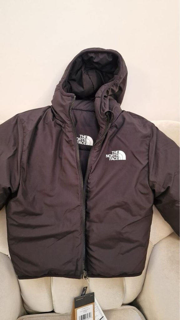 The North Face Siyah Kapüşonlu Mont - 5