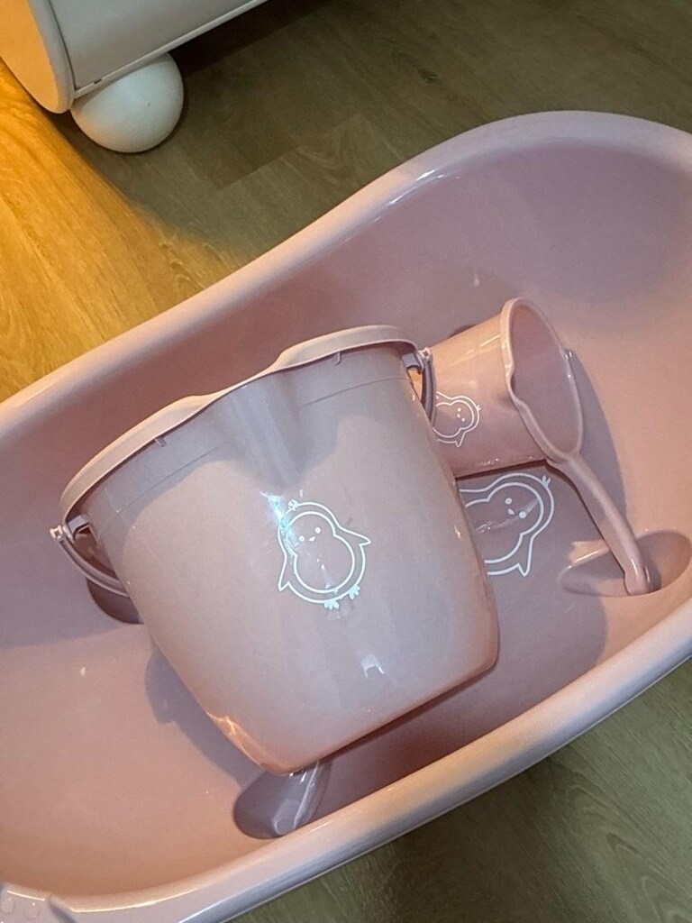 Bebek Yıkama Küvet Maşrapa kova 3lü set - 4