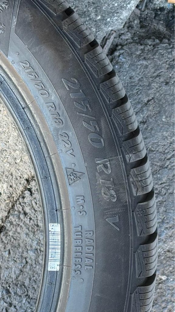 215/50/R18 KIŞ LASTİĞİ VW TROC 1 ay kullanılmış MATADOR nordica - 3