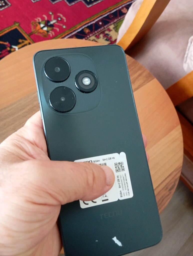 tecno 10 pop parça amaçlı ekran sağlam kasa kameralar temiz - 2