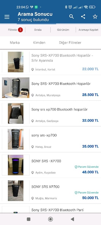 Sony ses bombası 25saat şarjı gidiyor suya dayanıklı ortaca merkezde - 6