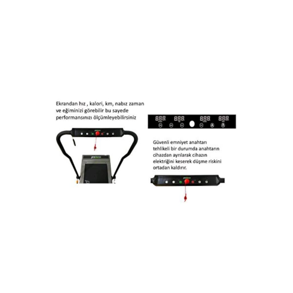 Proforce M6 Plus LED Ekran Yürüme Bandı - 7