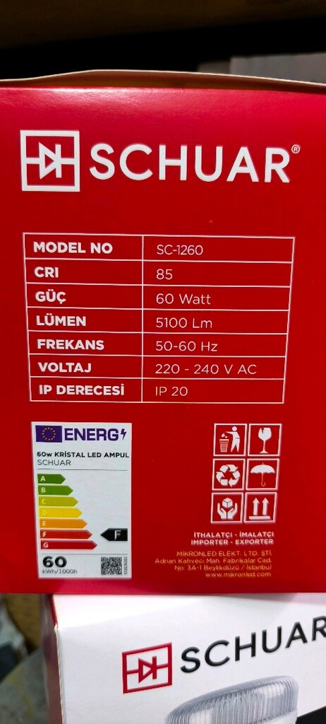 60 W kristal LED ampul - 2