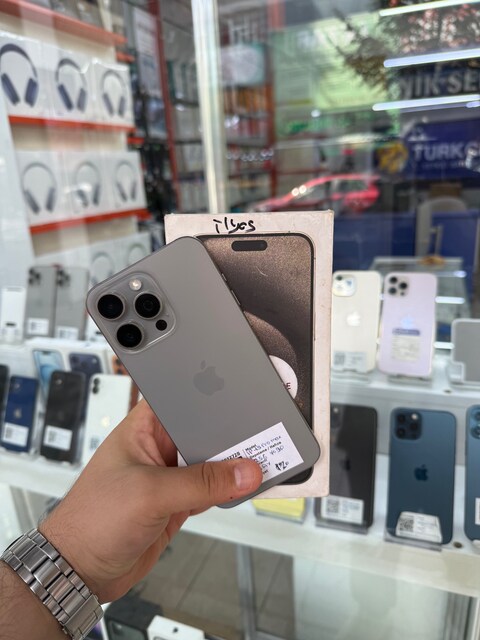 İPHONE 15 PRO MAX 256GB PİL%90 NATURAL YD!