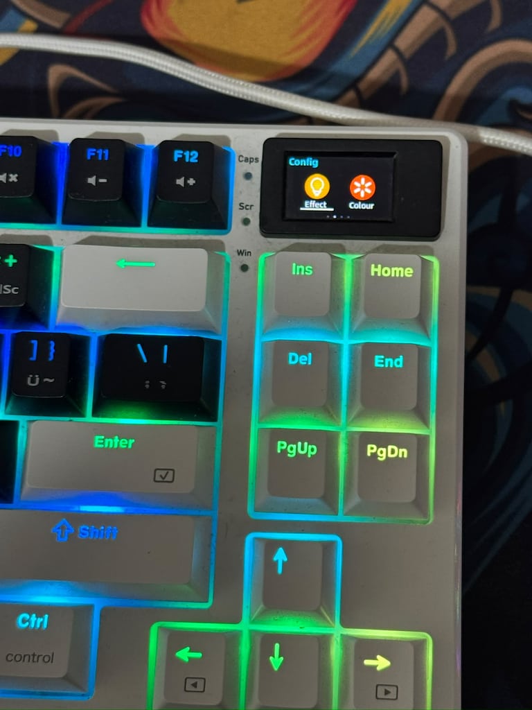 Havit Gamenote KB884L RGB TKL Red Switch Kablolu Mekanik Klavye - 5