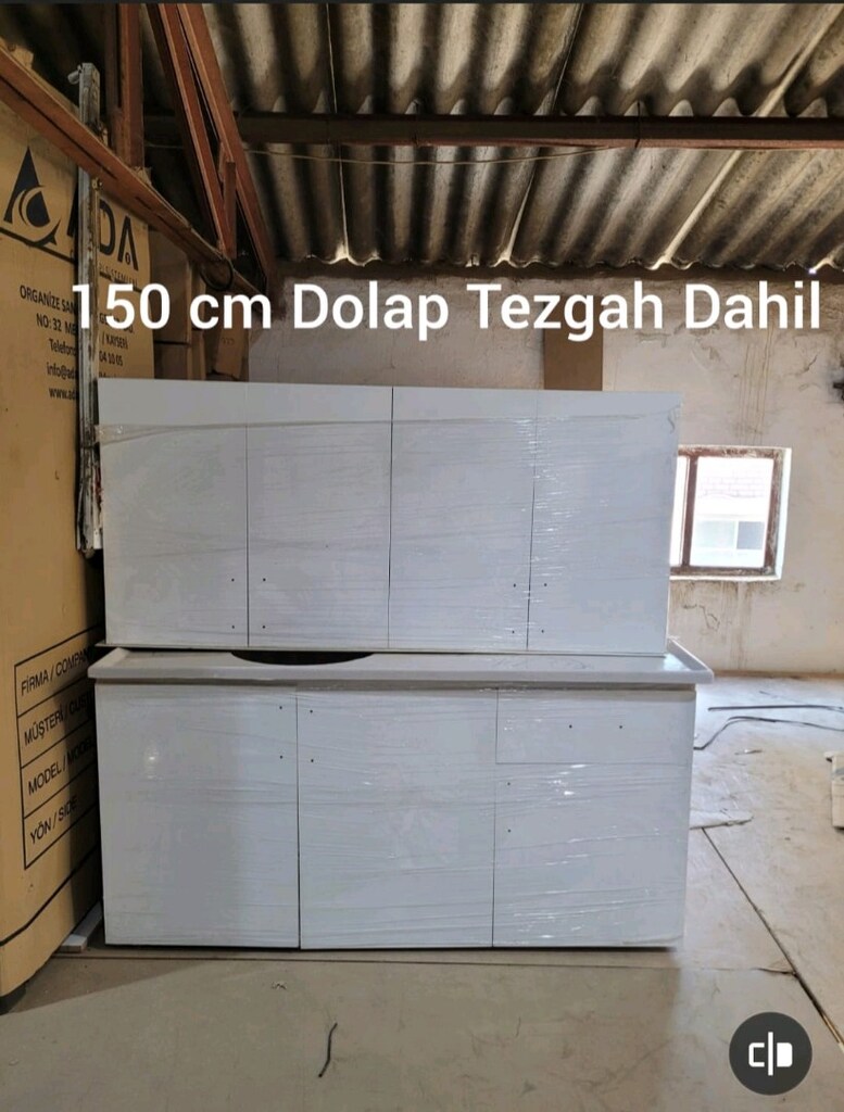200 cm dolap TEZGAH DAHİL - 5