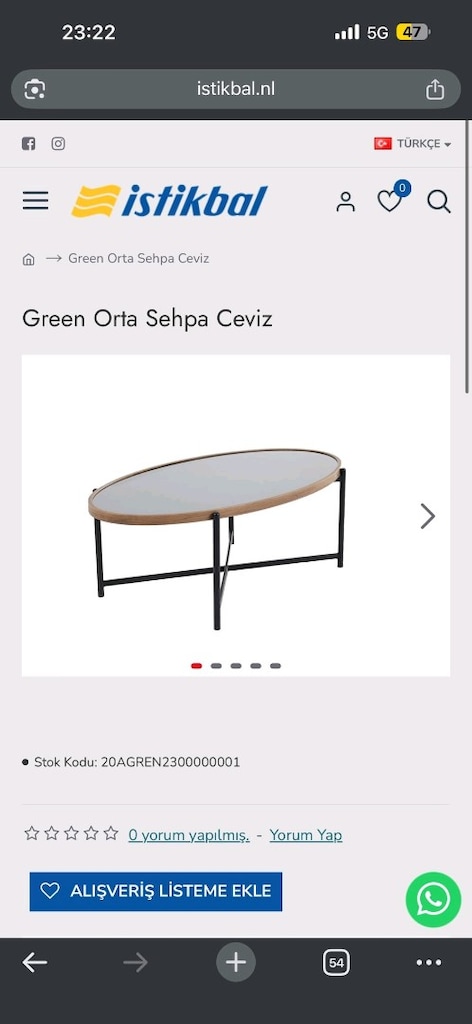 Orta sehpa istikbal - 3
