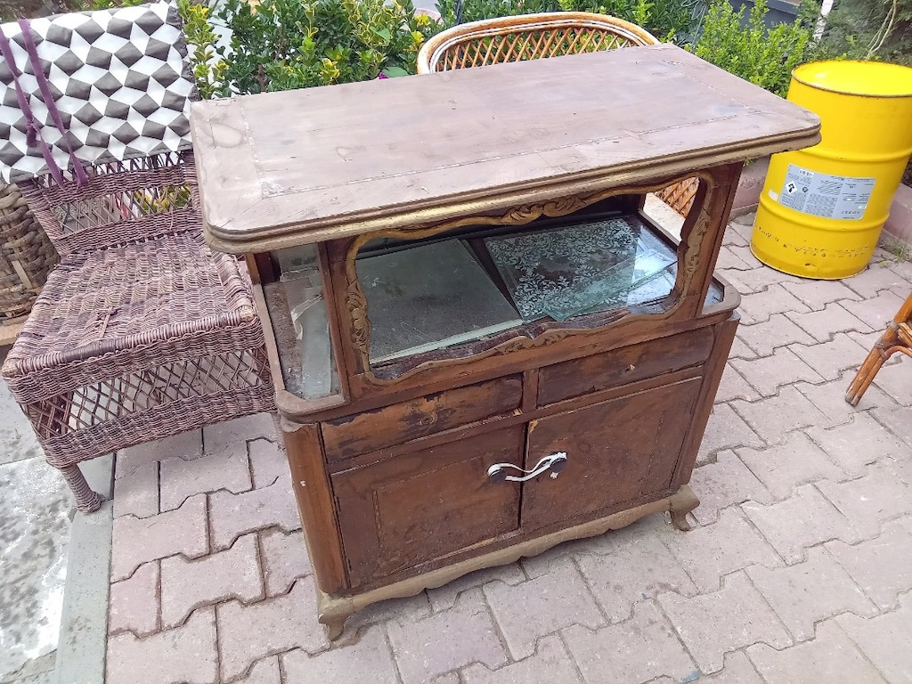 ANTİKA DOLAP 90X80X40 ölçülerinde - 4