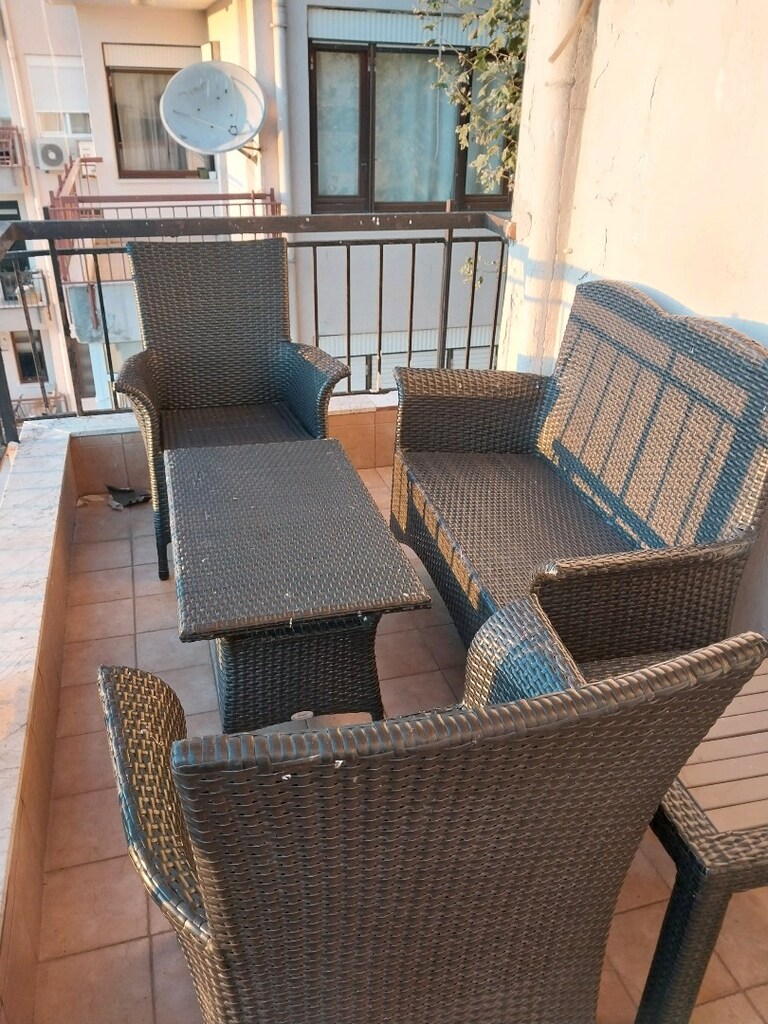 balkon ve bahce koltuk takımı hasır plastik - 7