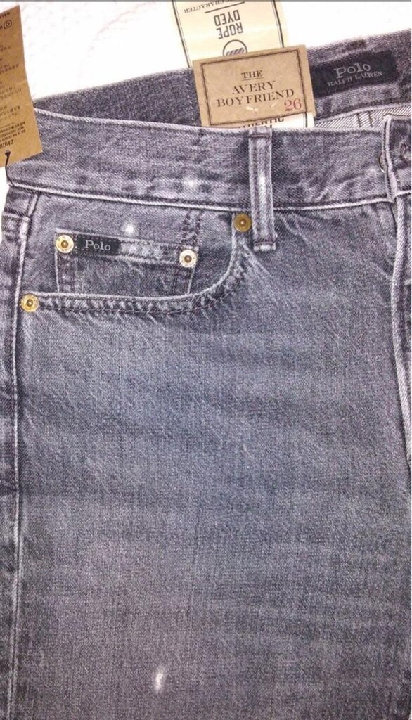 Kadın orjinal Ralph Loren Jean pantolon