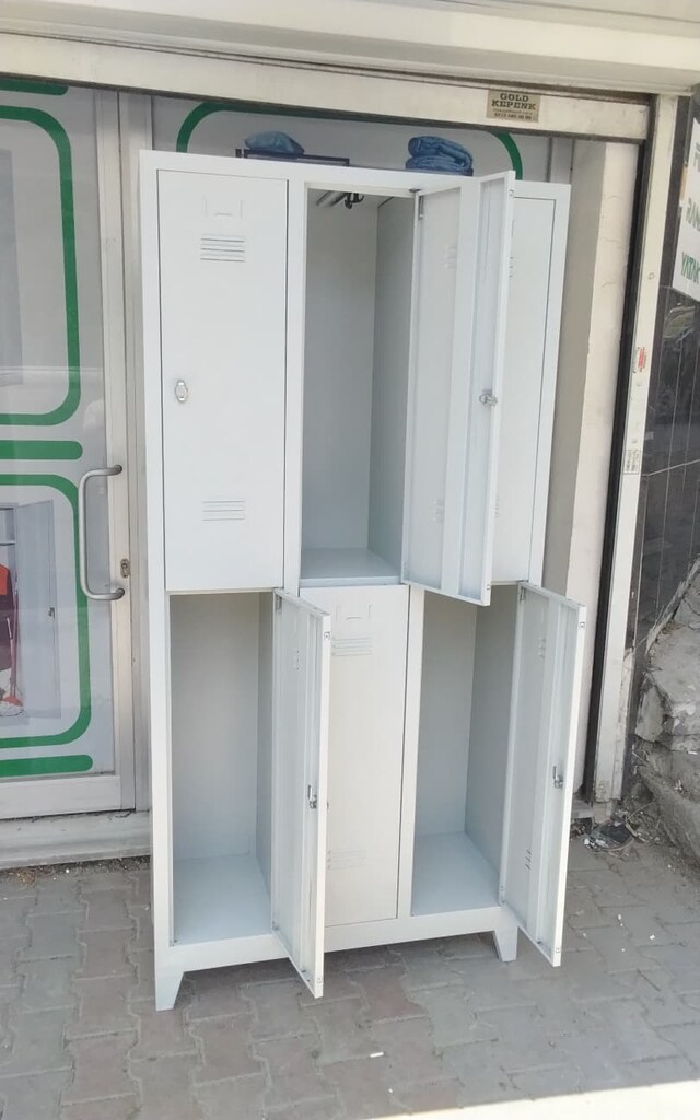 6 KAPILI SOYUNMA DOLABI AYNI GÜN ÜCRETSİZ KARGO - 2