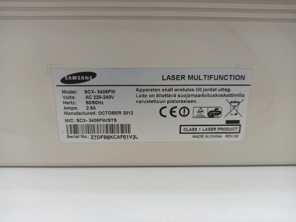Samsung Scx-3405Fw Lazer Yazıcı Wifi Tarayıcı Faks Fotokopi Toner li - 7