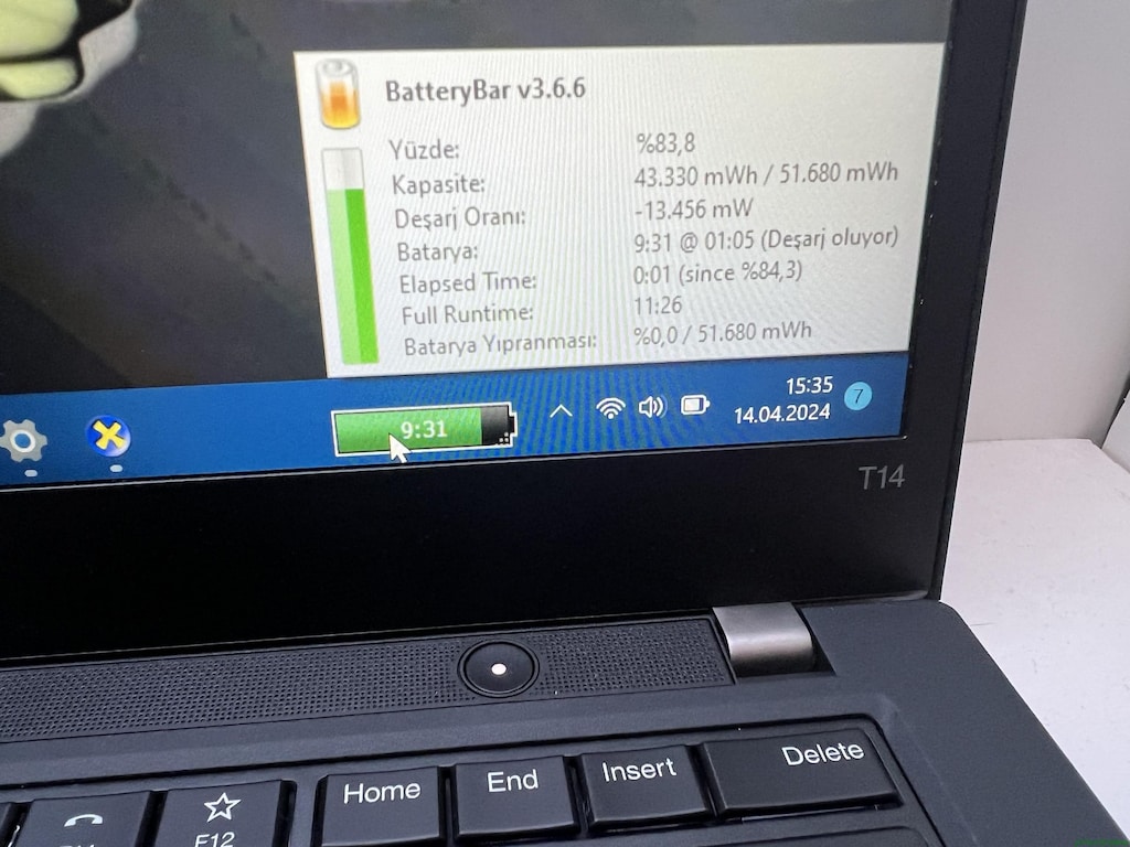 THİNKPAD T14 İ5 11. NESİL 16 GB RAM 256 M2SSD - 4