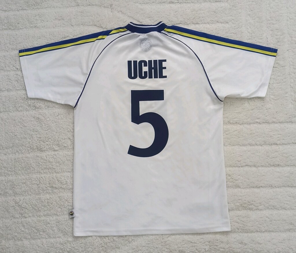 2000-2001 Uche Orijinal Fenerbahçe Deplasman Forma Fenerium - 2