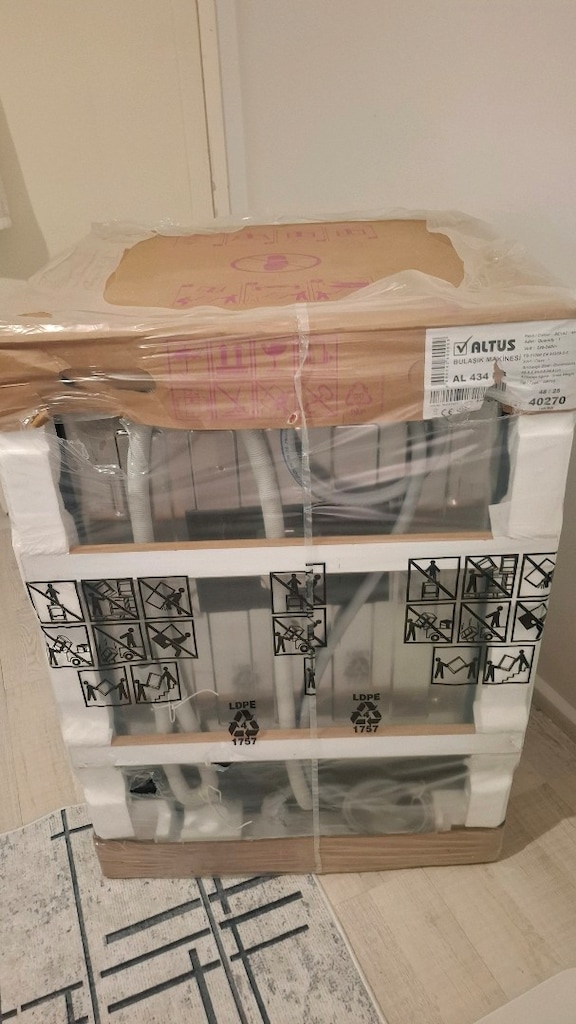 Altus Al 434 Pb 4 Programlı Bulaşık Makinesi Beyaz - 3