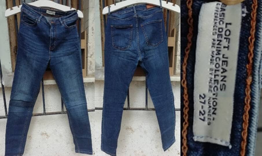 Loft marka kot pantolon 27 beden marka bellidir dandik arayan yazmasın