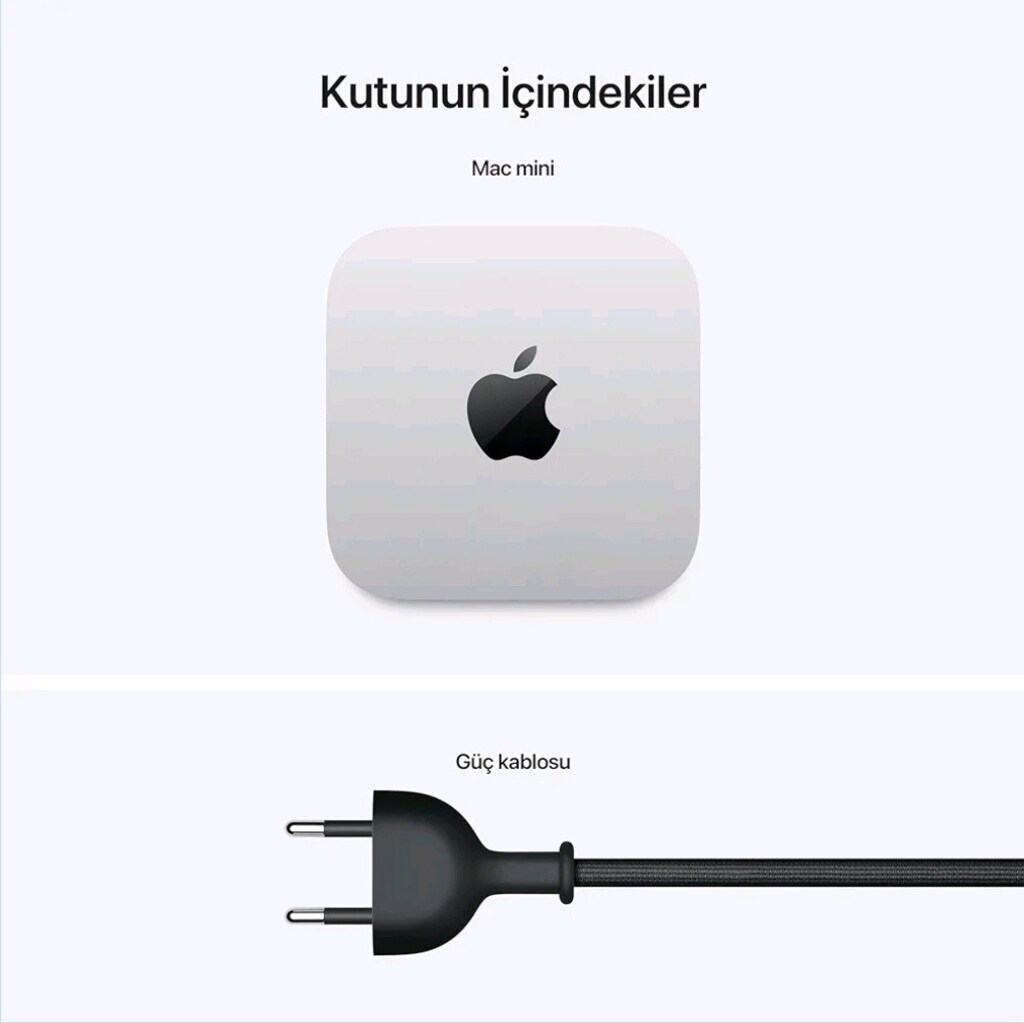 Apple Mac mini Masaüstü Bilgisayar M4 çip, 10 çekirdekli CPU - 4