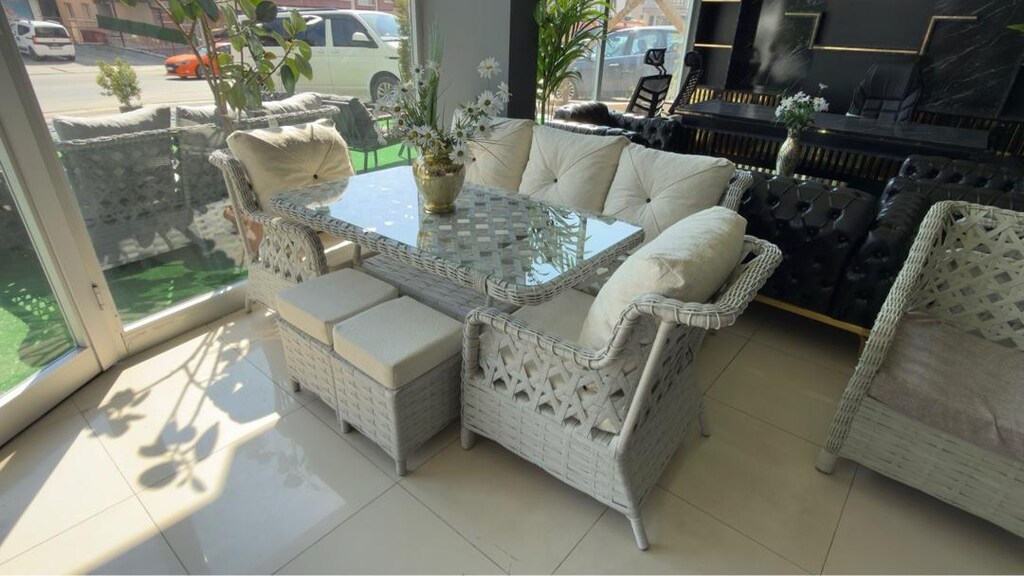 Rattan bahçe balkon takımı - 7