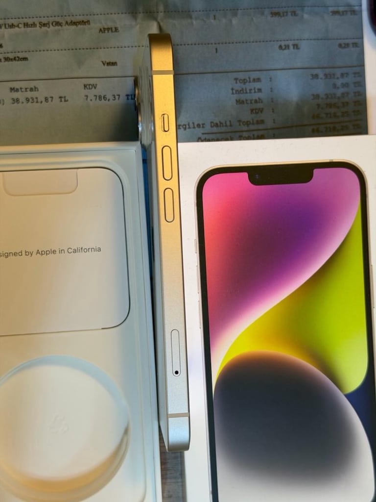 iPhone 14 128GB Kutulu Faturalı GARANTİLİ - 9