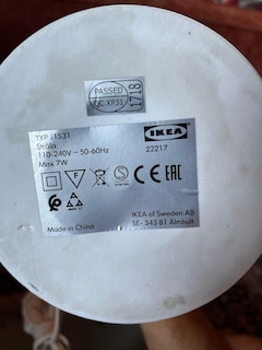 IKEA Strala Beyaz Masa Lambasi, abajur - 4
