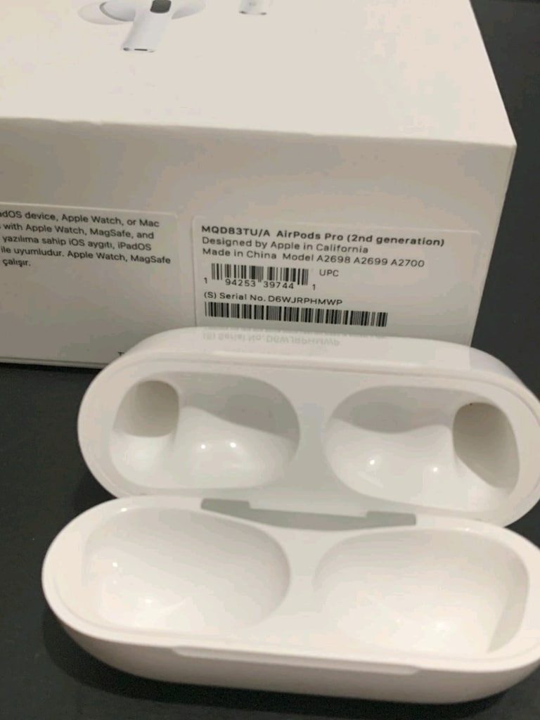 ORİJİNAL Airpods Pro 2 ŞARJ KUTUSU A2698-2699-2700 KUTU SORUNSUZ - 7