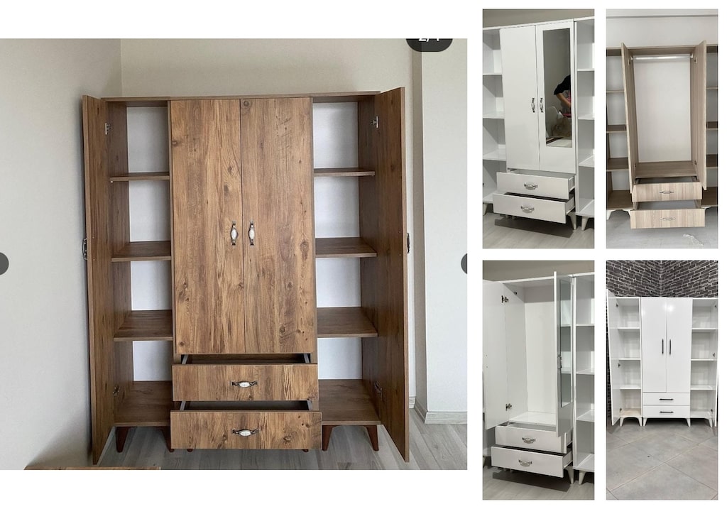 4 kapaklı elbise dolabı djtyvcttro - 5