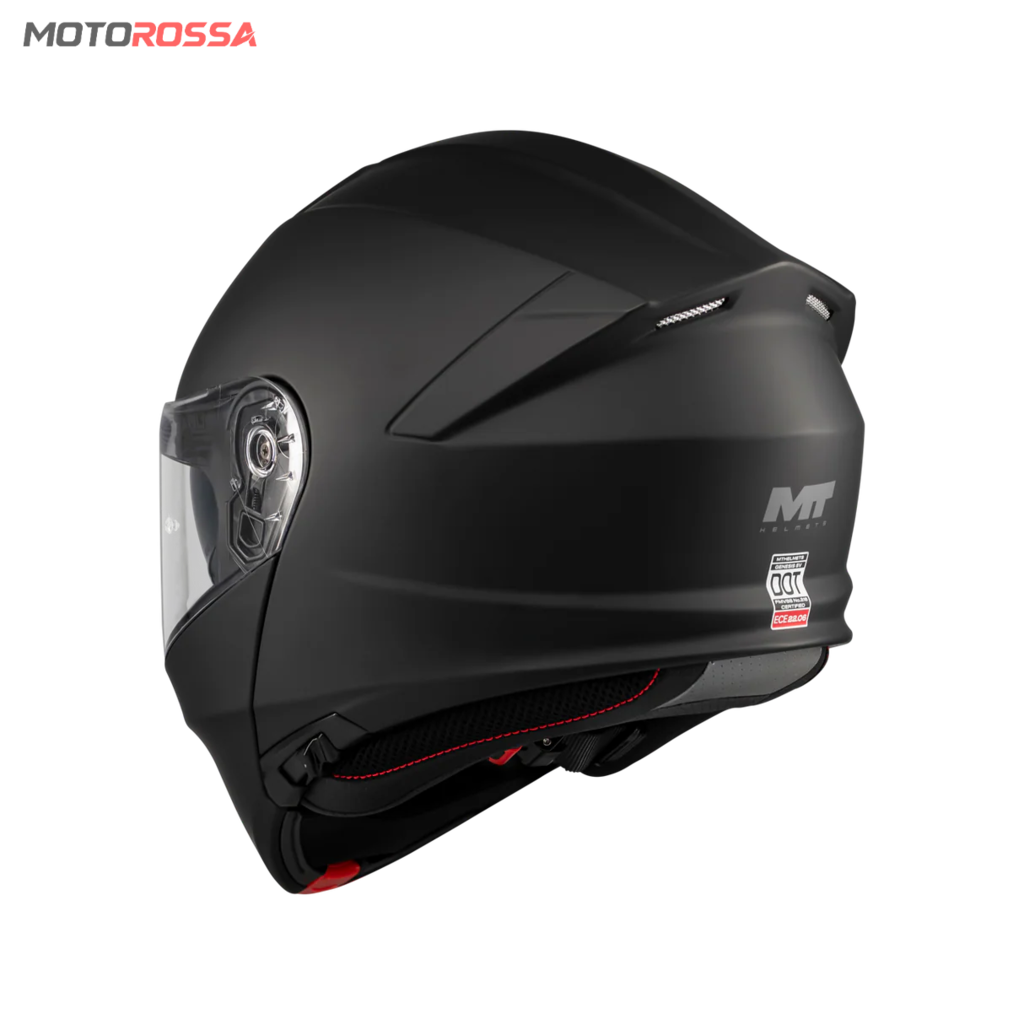 MT Helmets GENESIS SV PURE A1 Mat Siyah Çene Açılır Kask | MOTOROSSA - 7