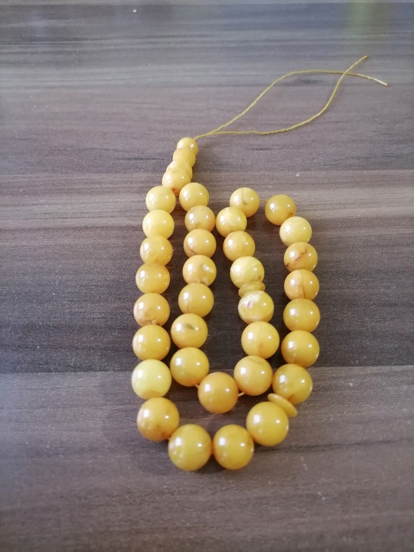 Damla Kehribar Tesbih - 2