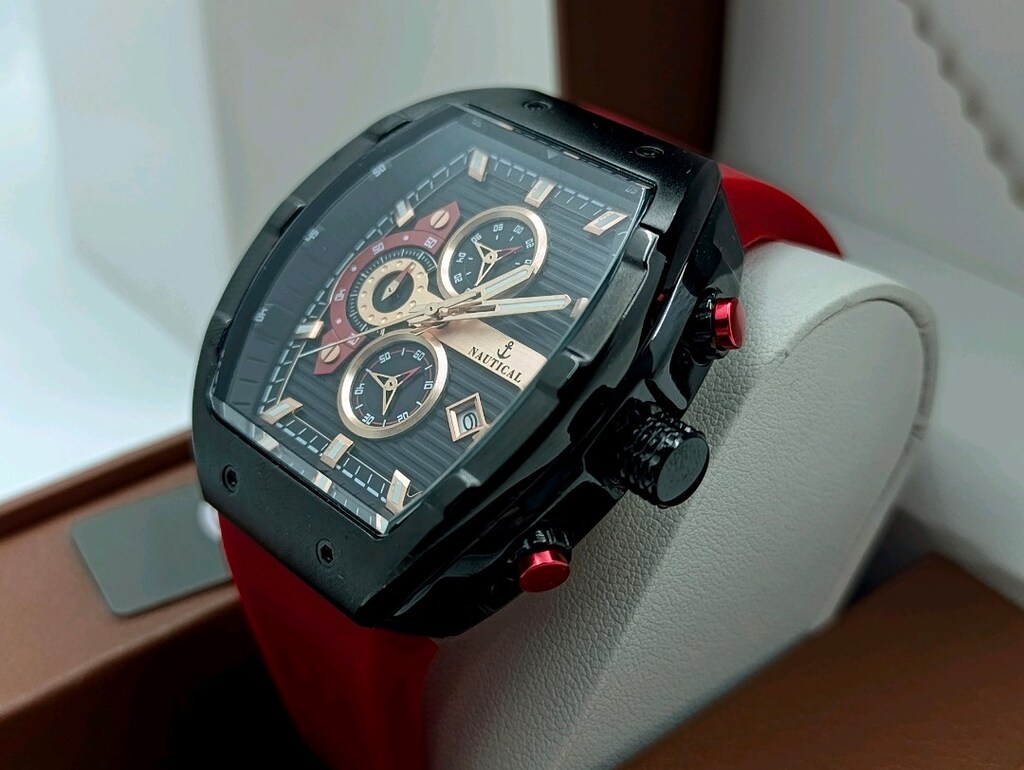 SIFIR KUTUSUNDA, NAUTİCAL KRONOGRAF KOL SAATİ - 3