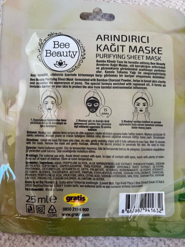 Bee Beauty 3lü Cilt Bakım Maskesi Seti - 3