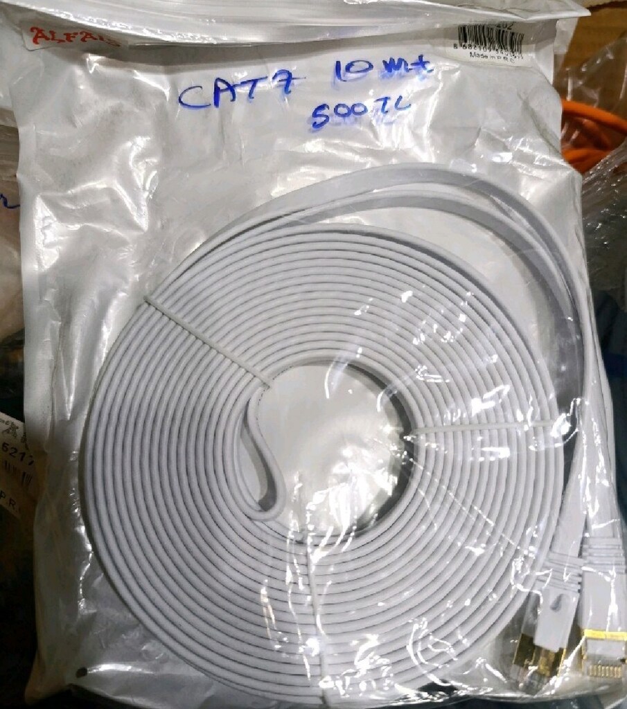 İnternet Ağ Bağlantı Kablosu Cat6/Cat7/Cat8