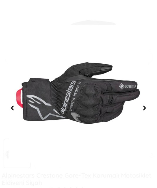 Sıfır Alpinestar motosiklet eldiveni M Beden